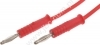 212-100-RT  Przewód PVC 0,4mm2, 1,0m, 2x wt.2mm, czerwony, ELECTRO-PJP, 212100RT